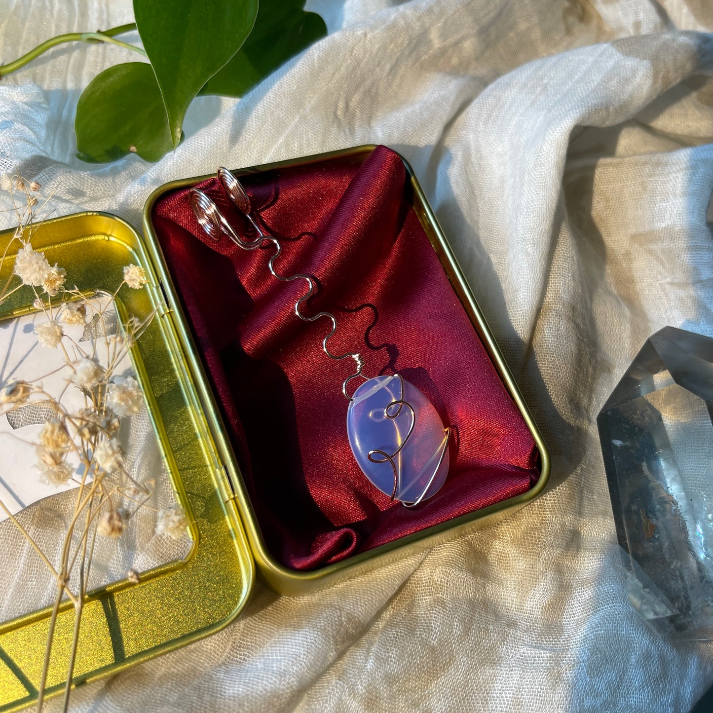 opalite - rose gold joint holder