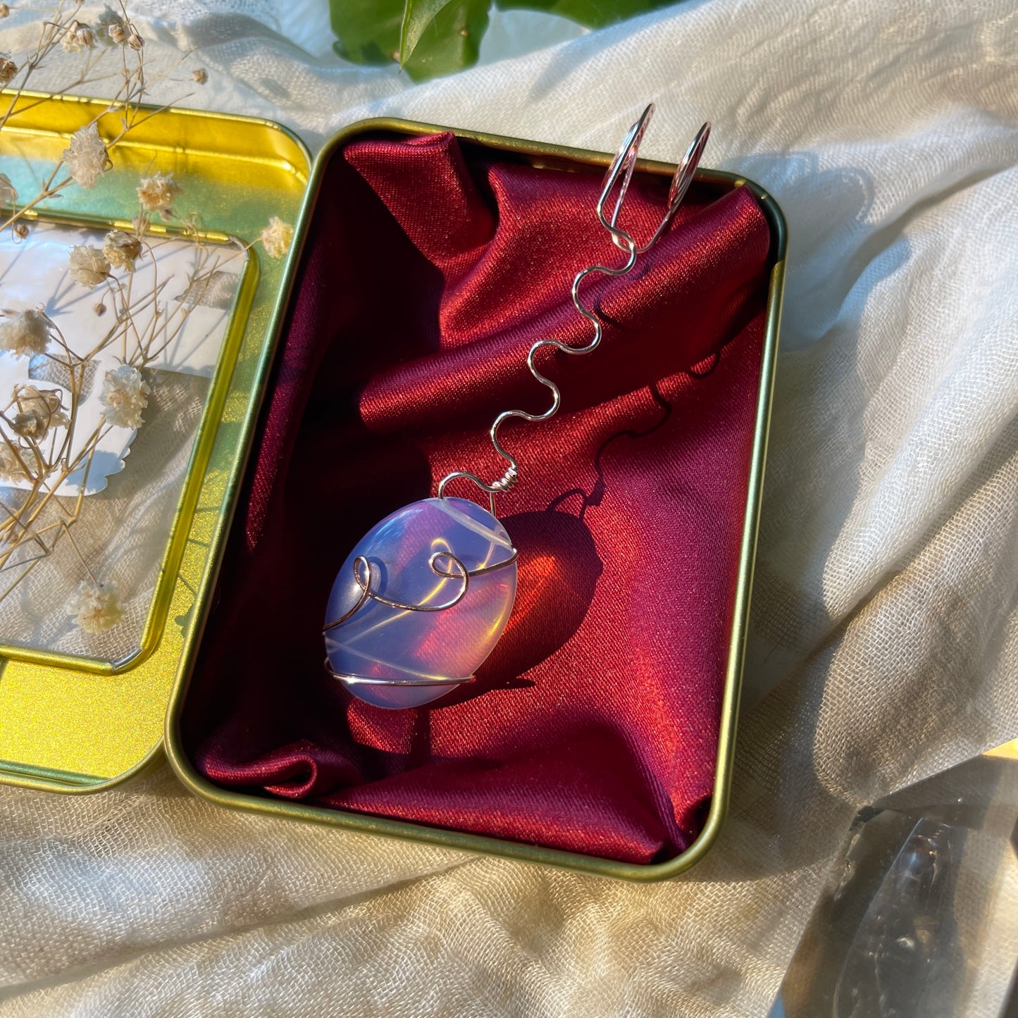 opalite - rose gold joint holder