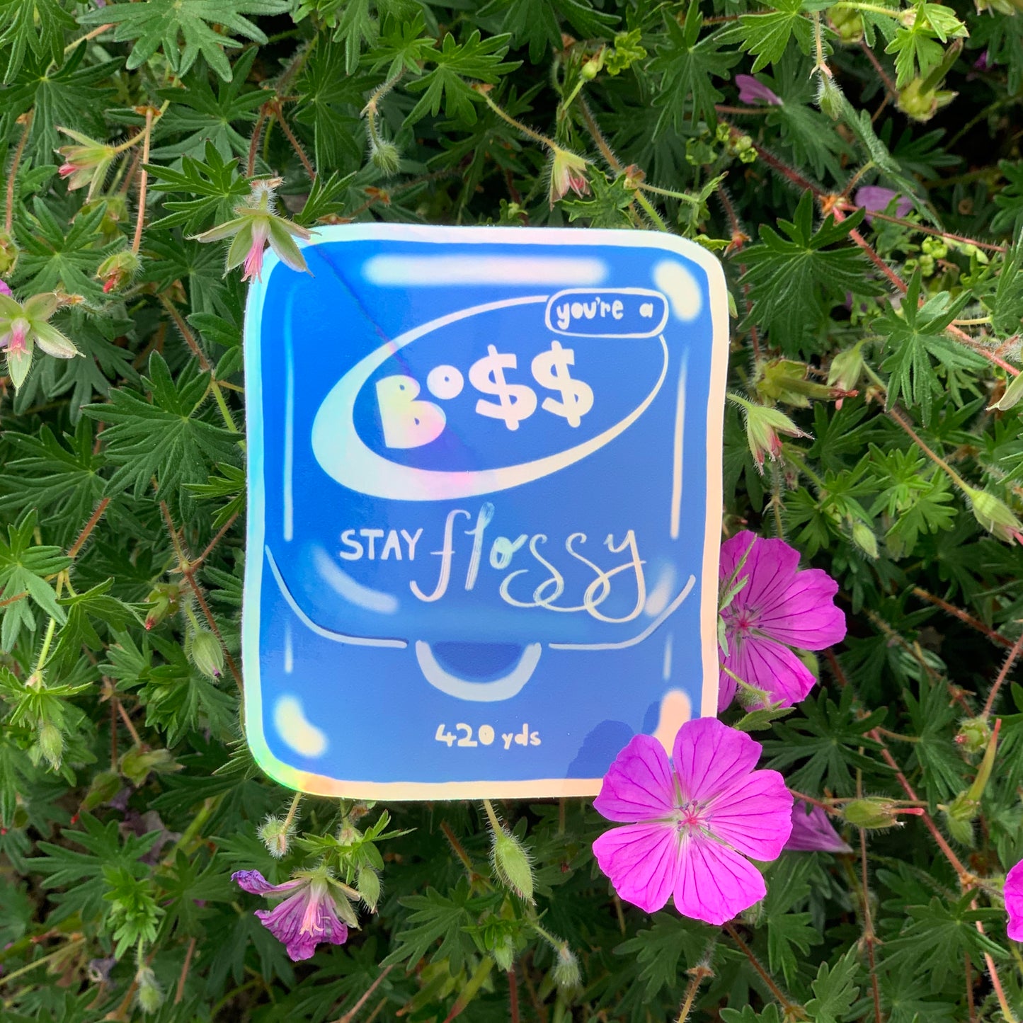 flossy - sticker